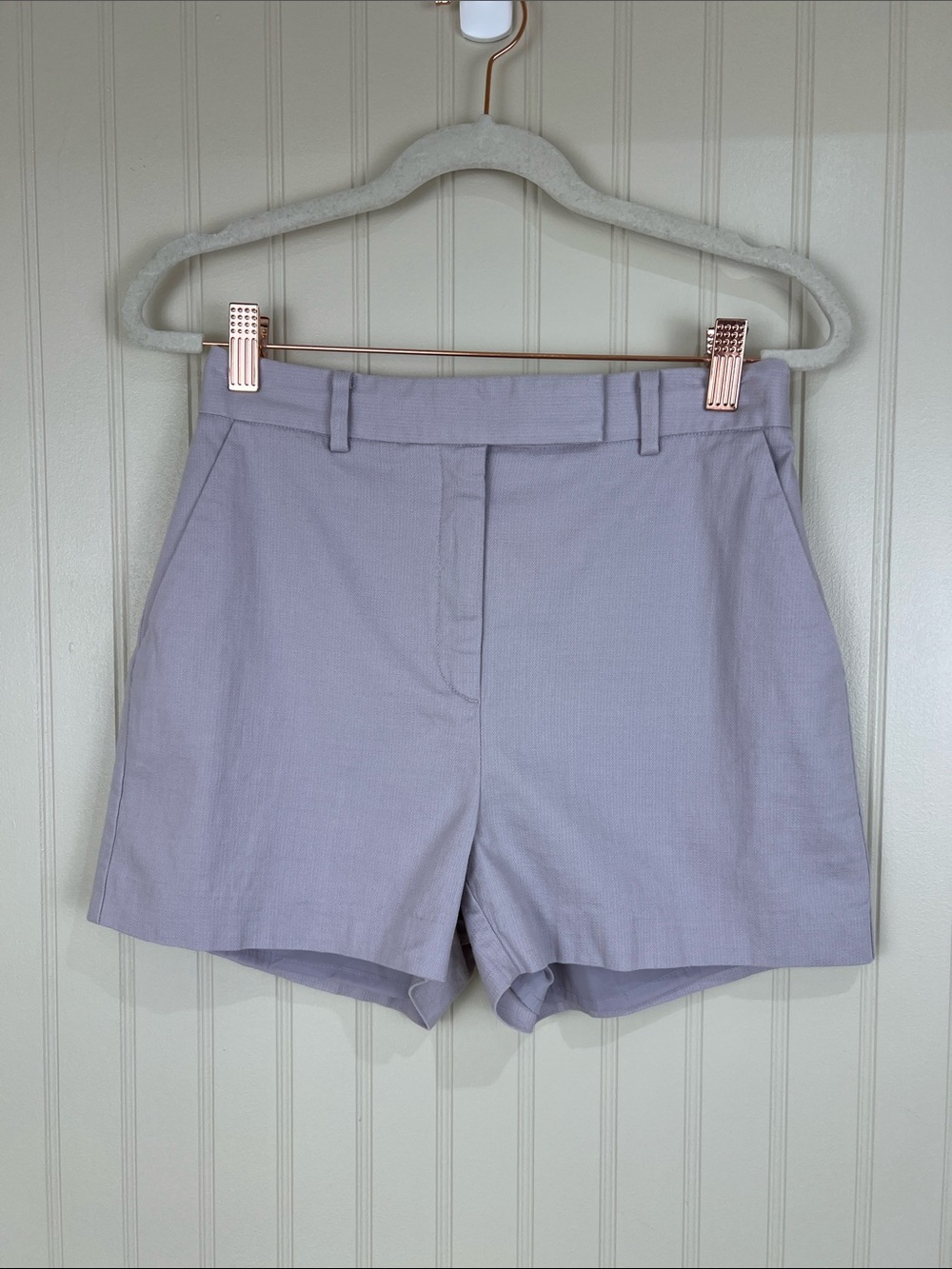 Aritzia Babaton Agency High Waist Short Lilac Size 0